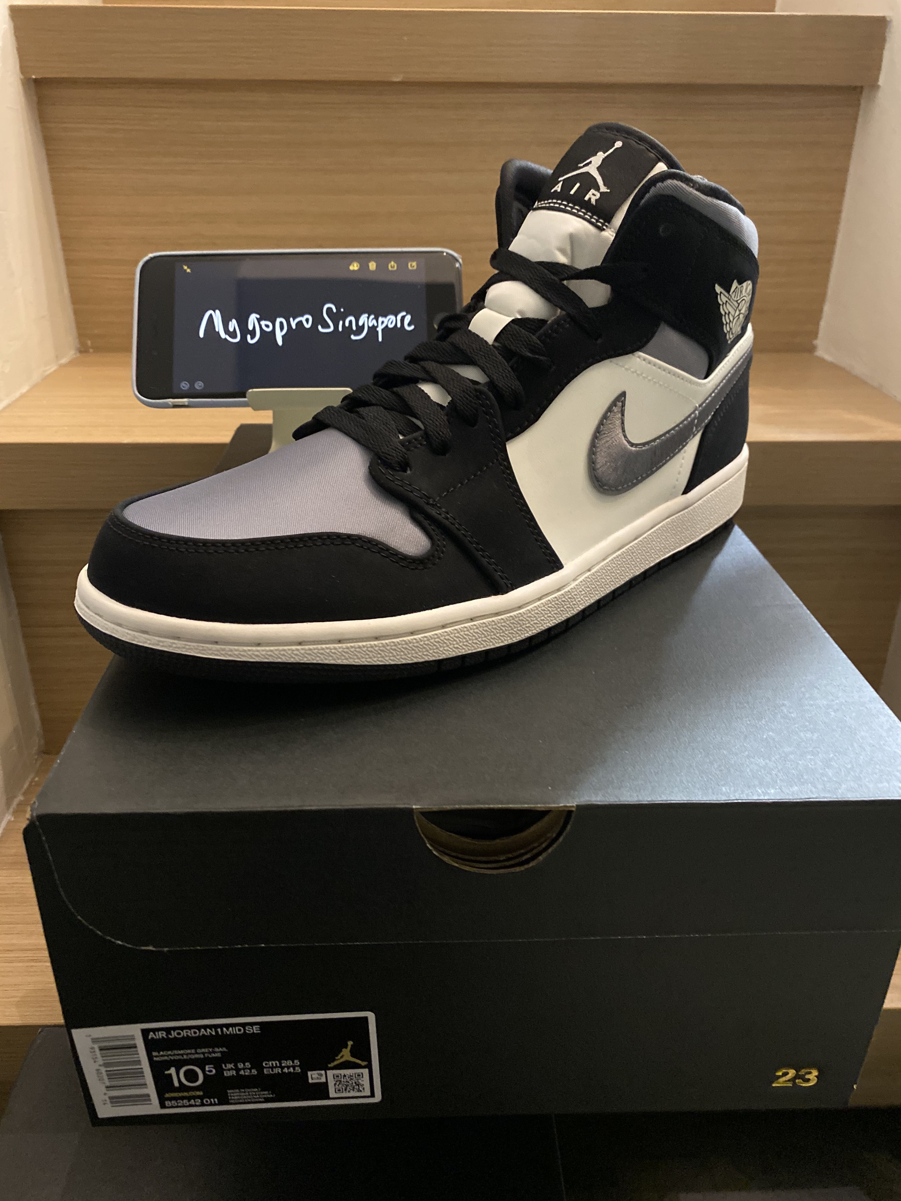Air Jordan 1 Mid Satin Grey Toe – ekoir