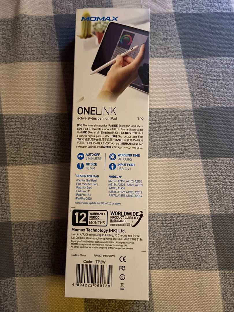 Apple 機用 （ONELINK）IPad Pencil 99成新 行貨