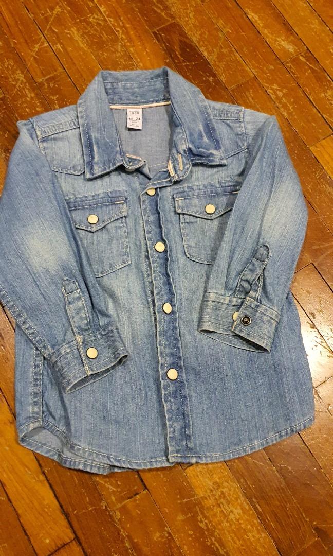 baby gap denim shirt