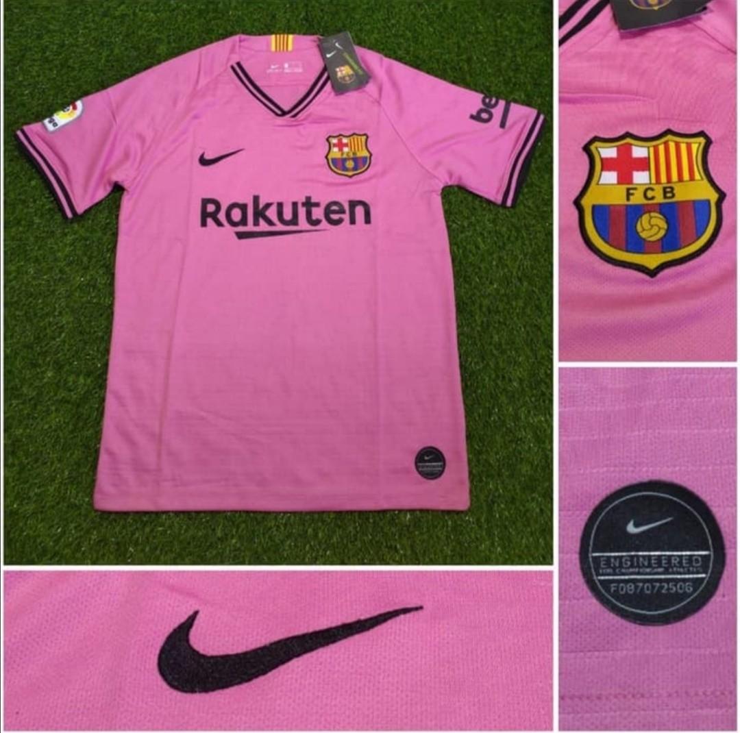 Barcelona Away 20 21 Jersey Sports Sports Apparel On Carousell