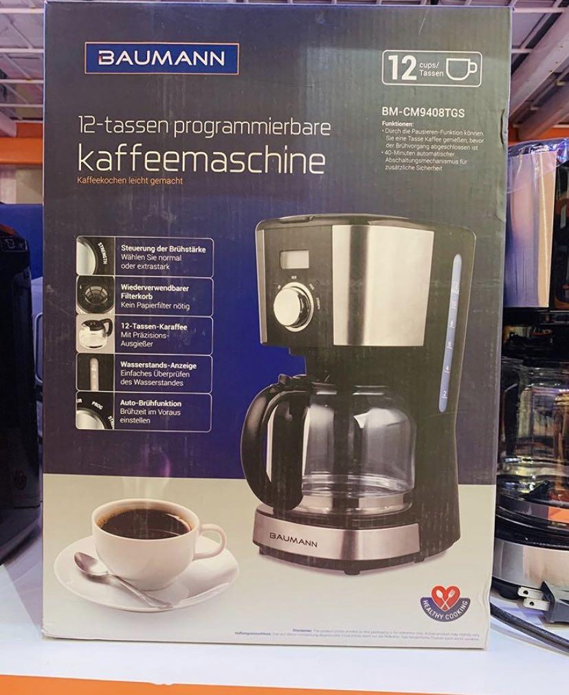 Baumann Programmable Coffee Maker, TV & Home Appliances, Kitchen