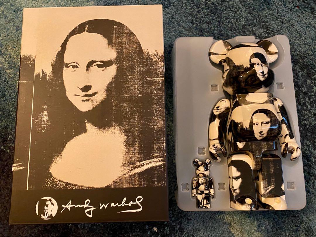 bearbrick andy warhol double mona lisa