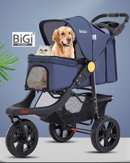 BIGI Bello XL 寵物手推車 內箱長64cm 承重44lbs 全新現貨 Pet trolley(Room Length-68cm, Max44lbs) #PC8 - 4 colors