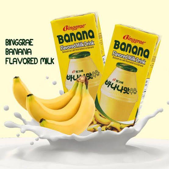 Binggrae Banana Milk (Category: Health Food, Drinks & Tonics) located in Manila. Submitted by rain_manoy (Listing ID 1002560031, Image 1). Description: Binggrae Banana Milk - rich in nutrients - fills your heart Pack of 6 at P70/pc. MOP: BDO, Unionbank, Paymaya, Gcash Ships from Paco #Manila.