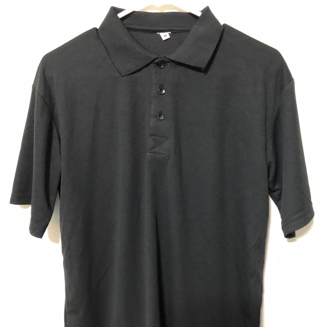 black and white polo