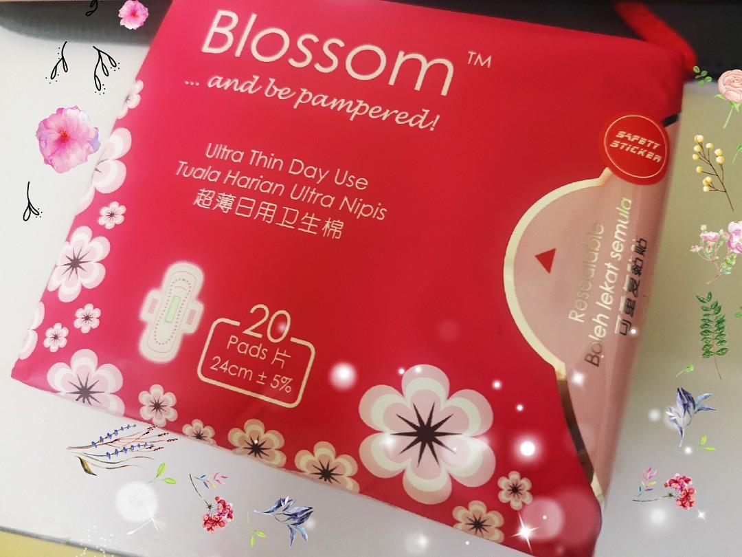 Blossom Ultra Thin Day Use Sanitary Pad Sensitive Skin 24cm Health Beauty Perfumes Nail Care Others On Carousell