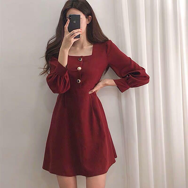 Blouse Sleeve Midi Dress, Women's