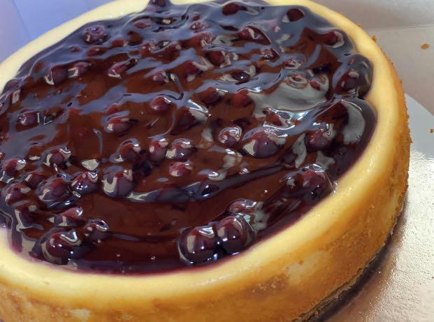 Blueberry Cheesecake (Category: Homemade Bakes) located in Pasig City. Submitted by lieash (Listing ID 1002655940, Image 2). Description: Home baked made from premium ingredients mouthwatering decent luscious bright cherry “to taste is to believe” PERFECT FOR OUR ECQ season 3 ❤️😅🤣 Delivery via lalamove within all parts of Metro Manila Sf to be shouldered by the buyer 😊 .