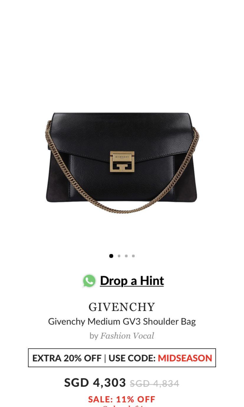 Givenchy medium gv3 bag outlet