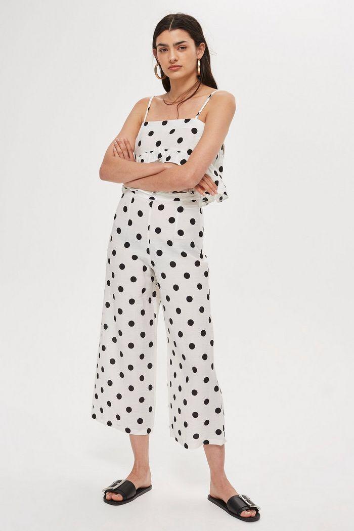 topshop polka dot jeans