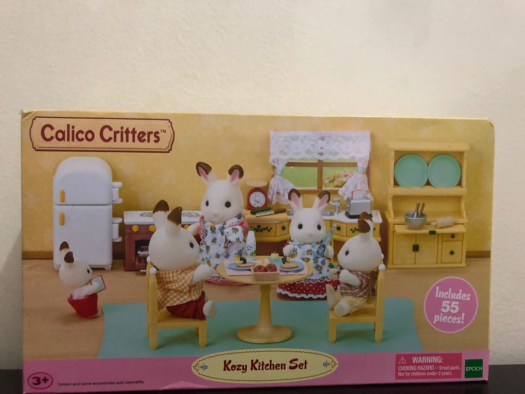 calico critters kozy kitchen set