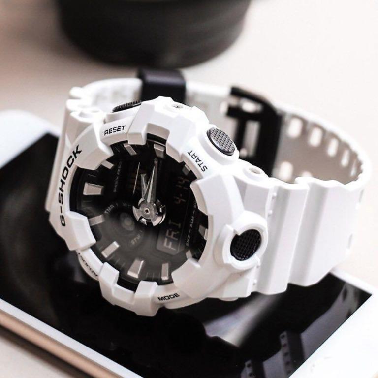 G shock ga700 best sale white