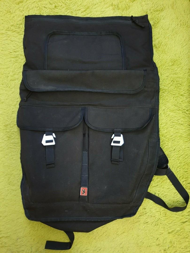 Chrome Industrial Ivan Roll Top Backpack, Men's Fashion, Bags & Wallets