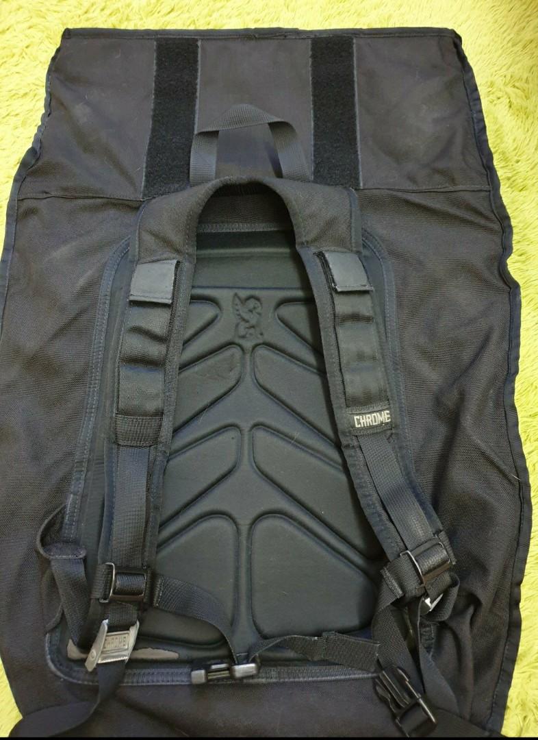 Chrome Industrial Ivan Roll Top Backpack, Men's Fashion, Bags & Wallets