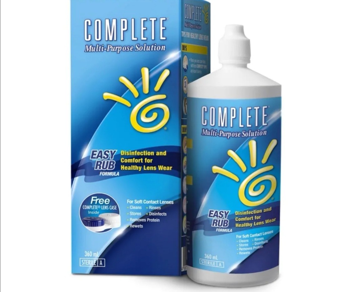 Complete Contact Lens Solution 360ml, Beauty & Personal Care, Face
