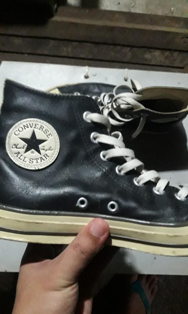 converse leather high cut