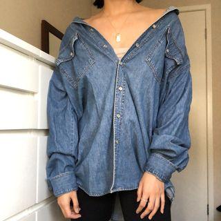 Denim Button Up Jacket