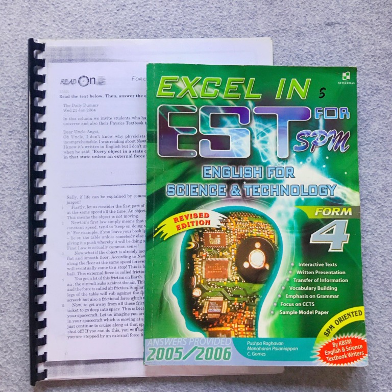 English In Science Technology Est Textbooks On Carousell