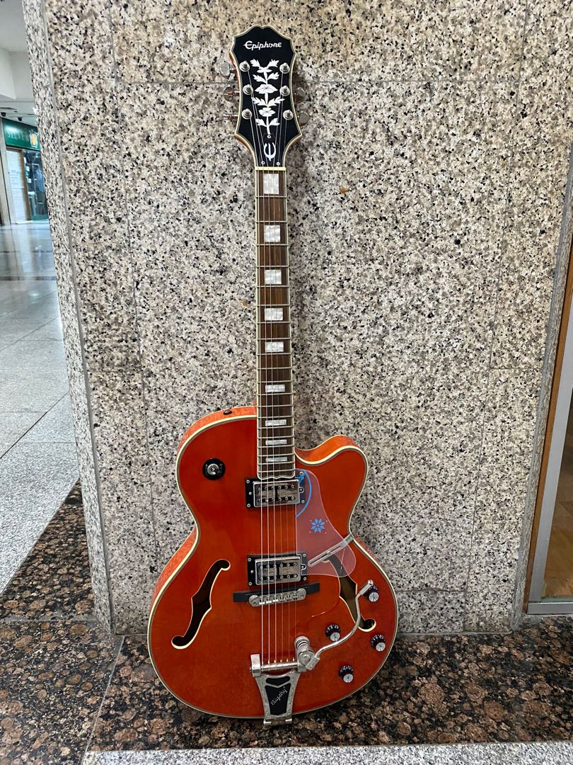 Epiphone emperor top swingster orange