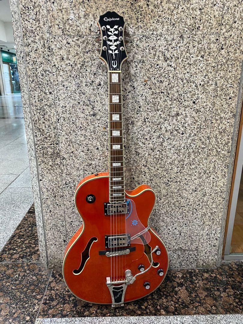 Epiphone Emperor Swingster Hollowbody Electric Guitar Rw Neck Sunrise Orange Hobbies Toys Music Media Musical Instruments On Carousell