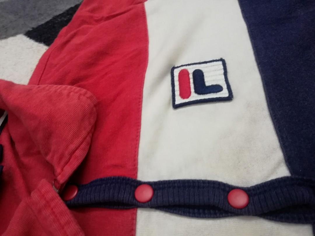 Fila snapbutton (Category: Tshirts & Polo Shirts) located in Bagan Serai. Submitted by amirasraf511 (Listing ID 1002537639, Image 3). Description: Pit : 17.5 inch (stretchable) Length : 26 inch Born in Italy Condition 8/10.