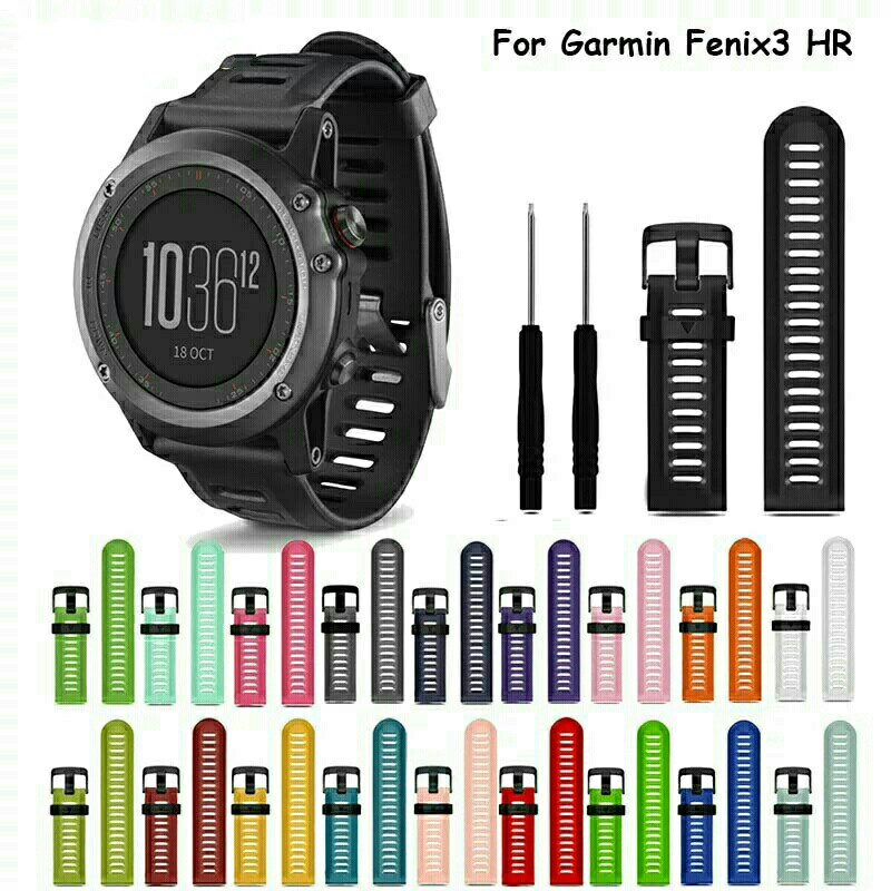 GARMIN 235 , 245 , 245music , 935 , 945 , 645 , fenix 3/5s/5/5x/6s/6/6x , vivoactive 3 , instinct  GARMIN/SAMSUNG/TICWATCH/HUAWEI watch straps replacement 代用錶帶 送工具螺絲批2支