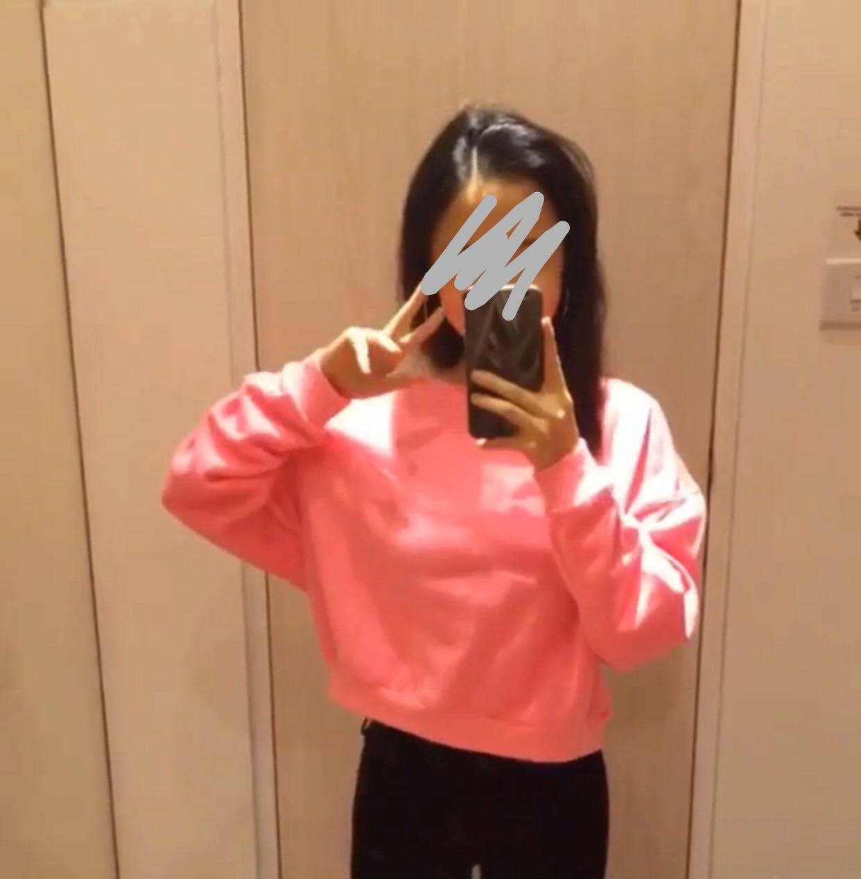 Hot pink sweater h&m new arrivals