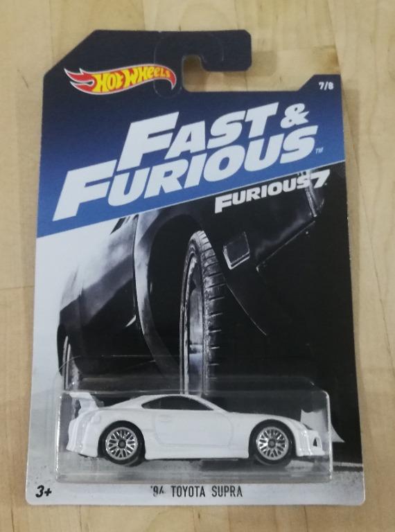Hot Wheels Fast Furious 94 Toyota Supra Furious 7 Toys Games Diecast Toy Vehicles On Carousell