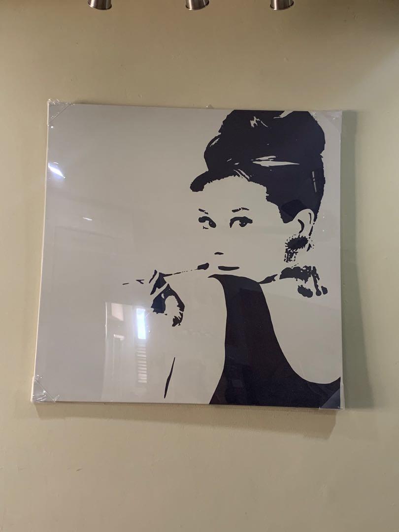 Ikea Audrey Hepburn Canvas Paint Home Furniture Home Decor On