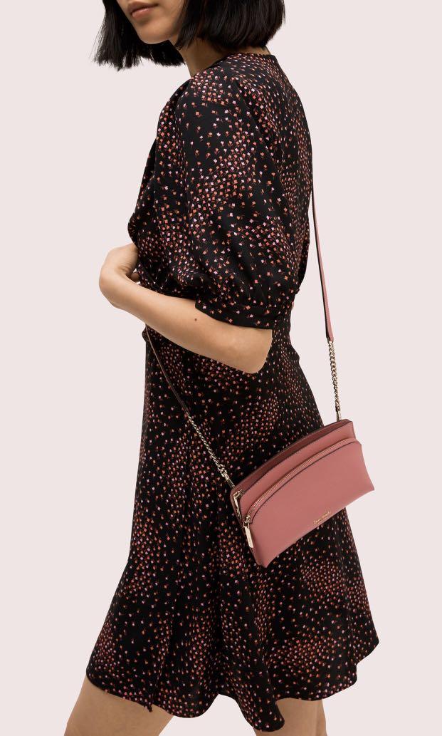 Kate Spade Sylvia east west phone crossbody Sling Bag Pink