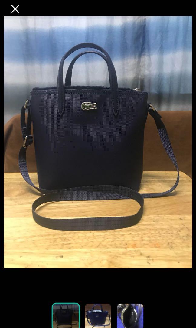 Lacoste Mini Sling Tote BagClass A, Women's Fashion, Bags & Wallets