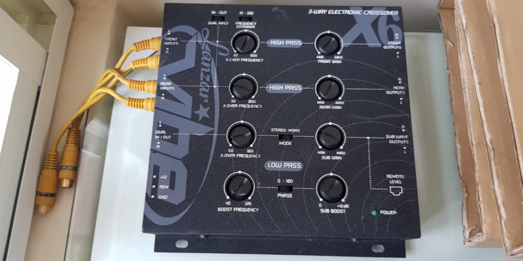 Lanzar VIBE X6 3 way crossover, Audio, Other Audio Equipment on