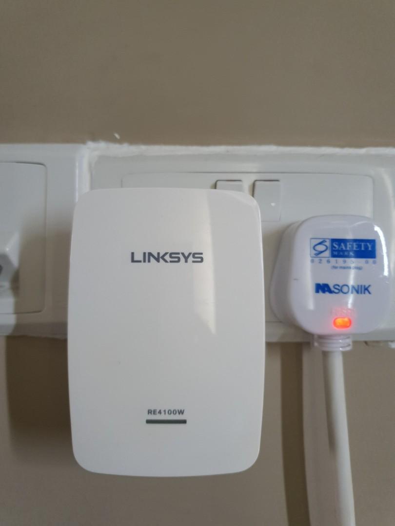 Linksys Re4100w Dual Band Wireless Range Extender Electronics Computer Parts Accessories On Carousell