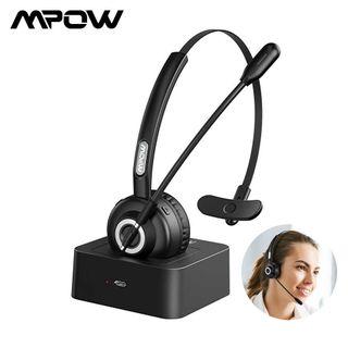 MPOW BH355A Bluetooth Headset with Charging Station
