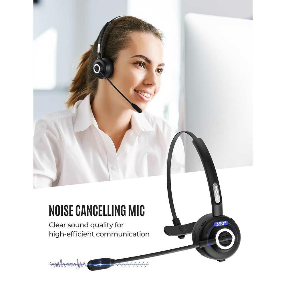 MPOW BH355A Bluetooth Headset with Charging Station