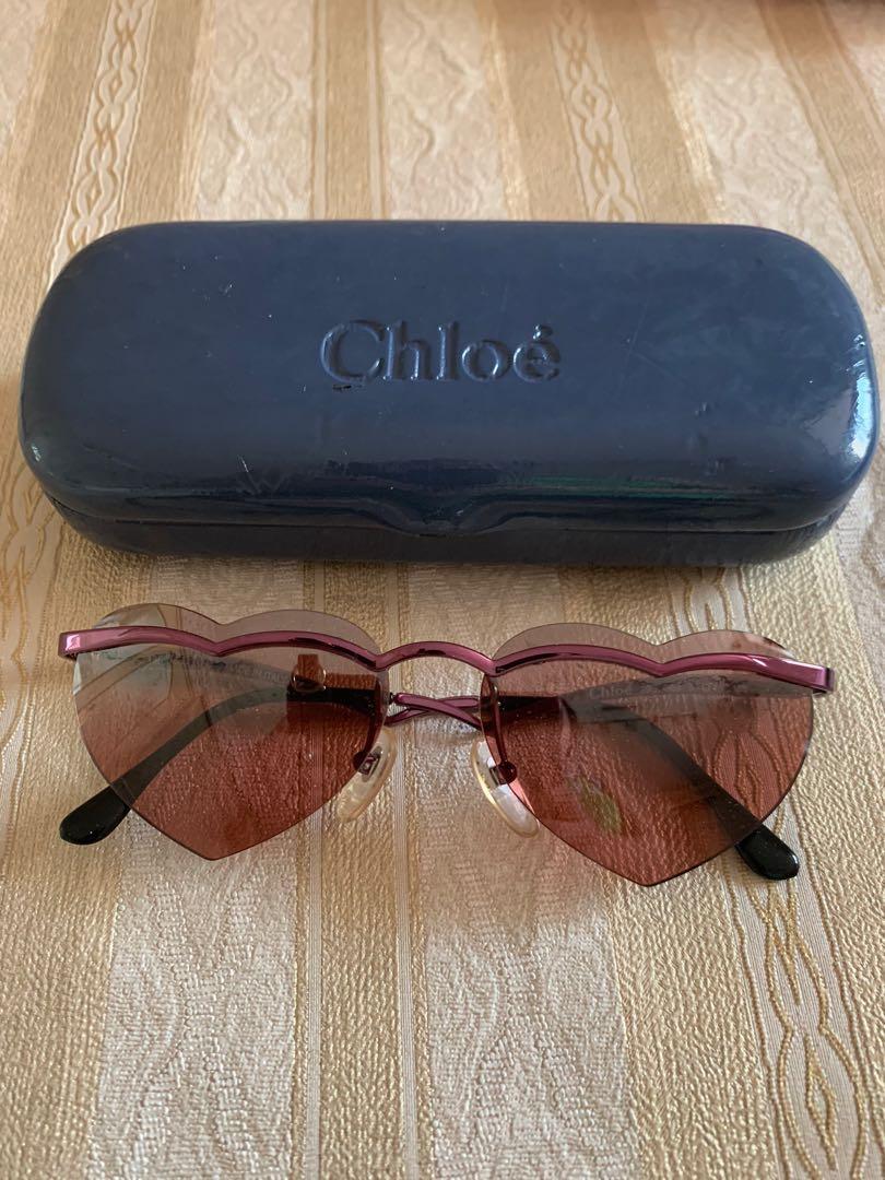 Chloe heart shop sunglasses