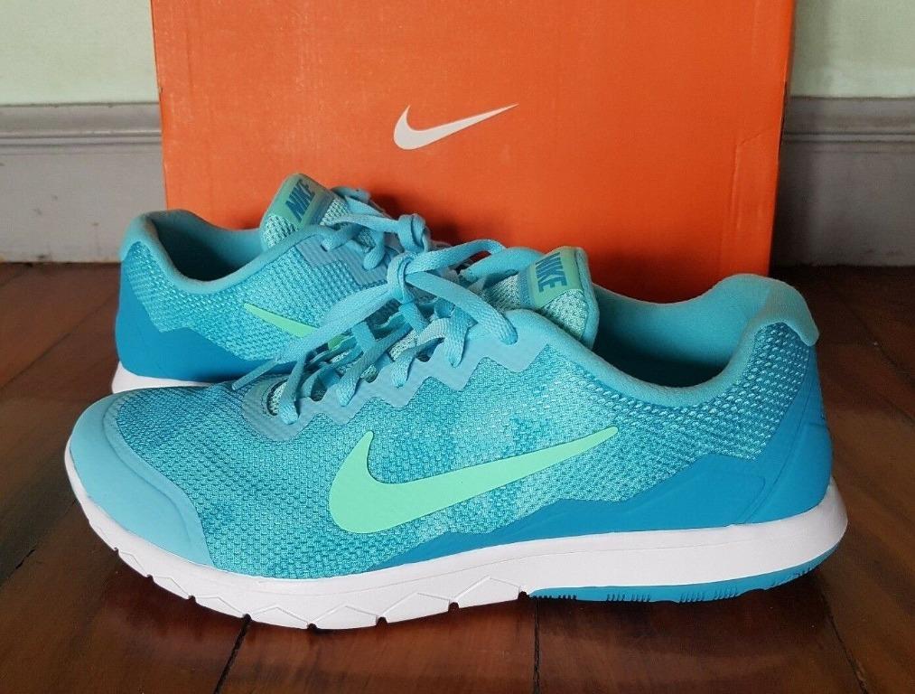 blue and green shoes