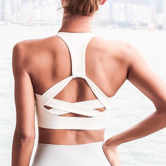 off white brand sports bra