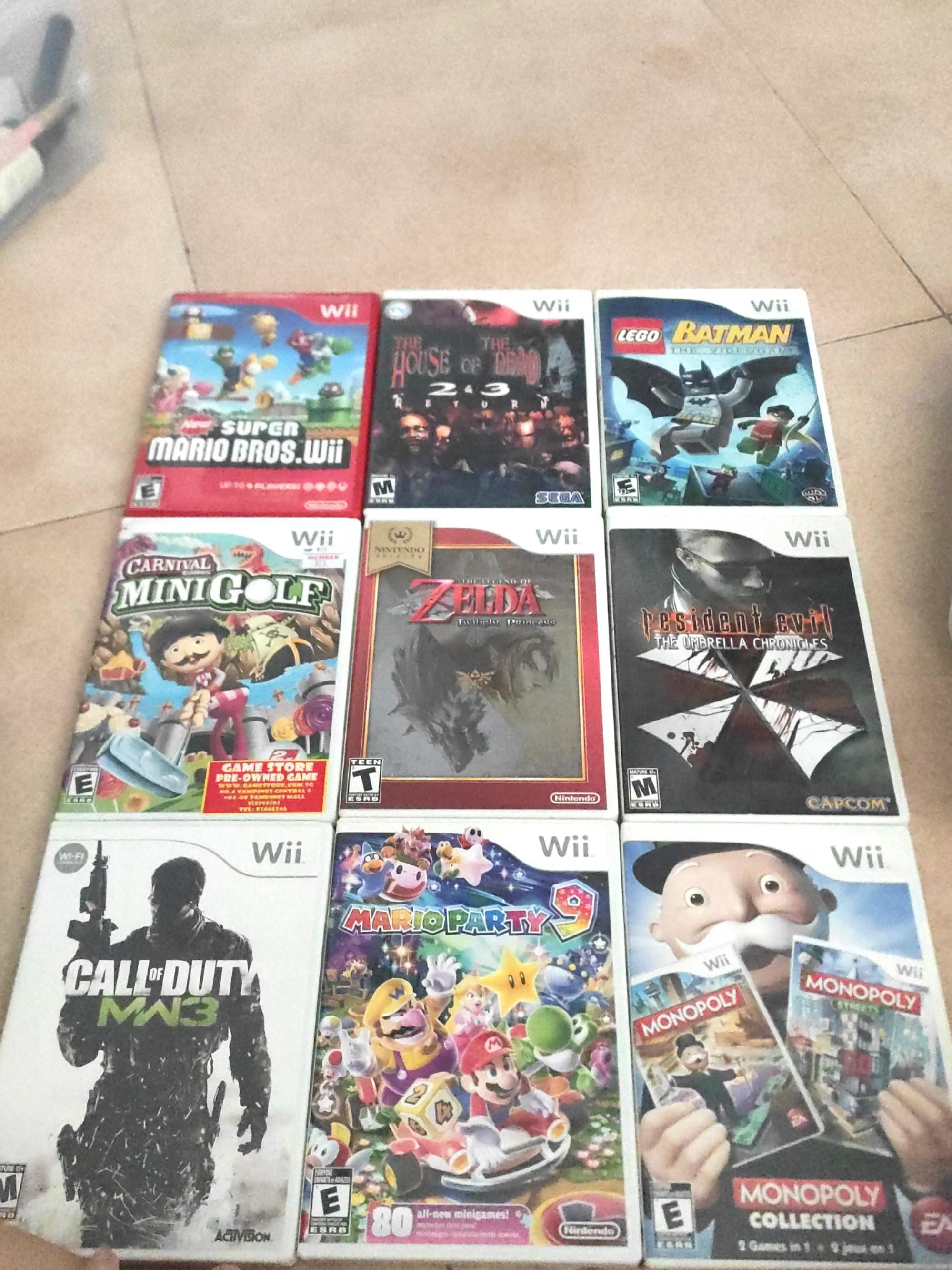 Nintendo Wii Games Toys Games Video Gaming Video Games On Carousell