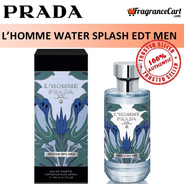 prada l'homme milano water splash