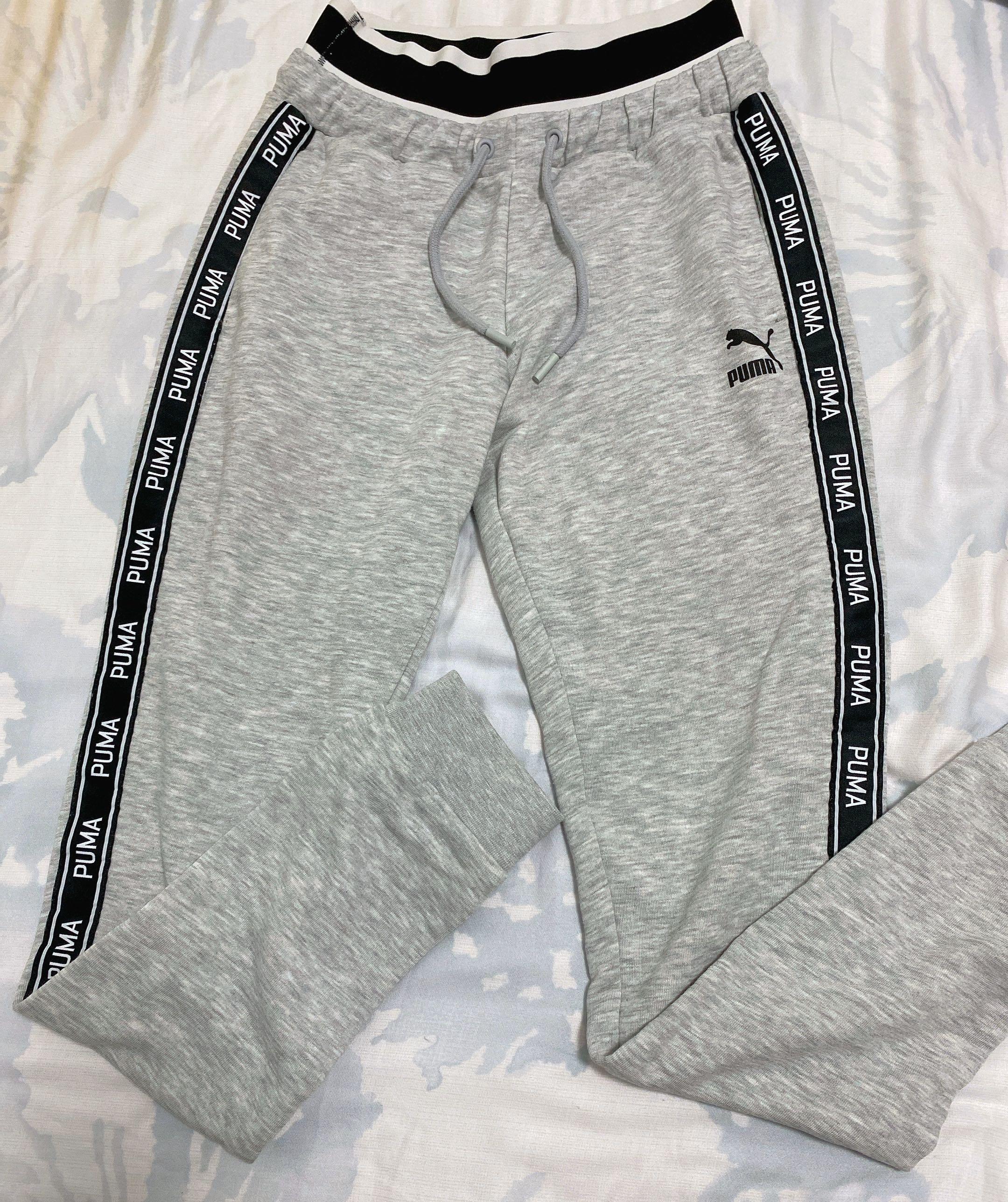 Puma tape deals waistband track pants