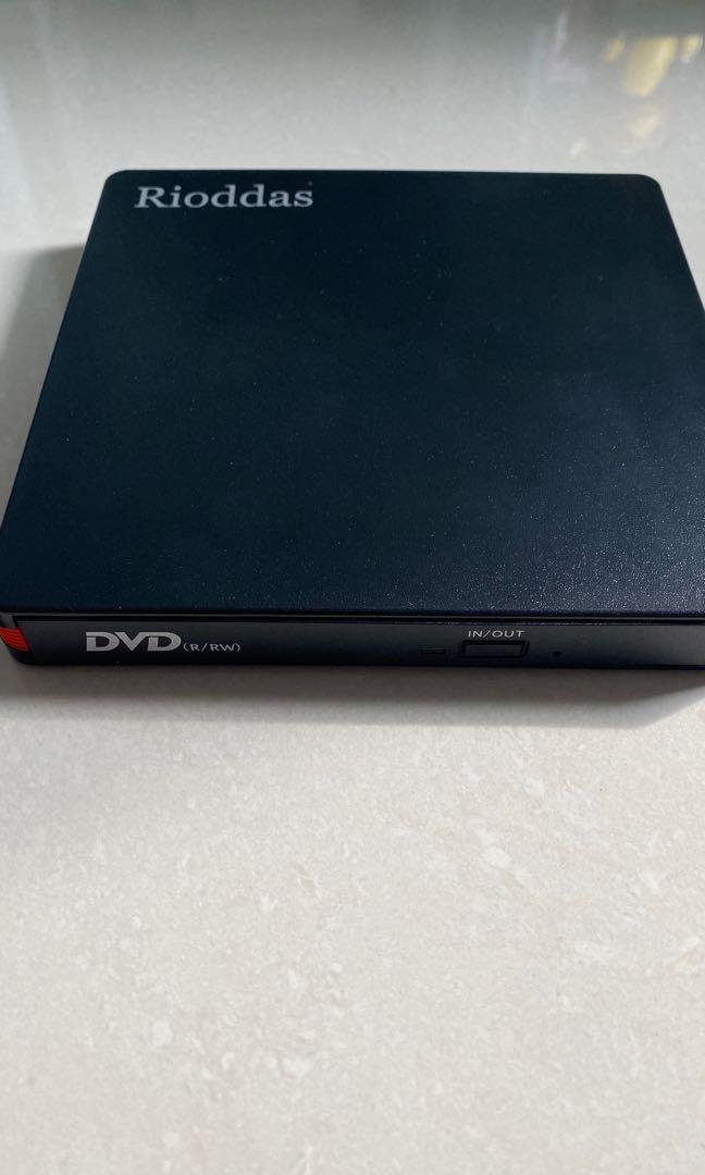 RIODDAS EXTERNAL DVD DRIVE, Rioddas External CD Drive, USB 3.0