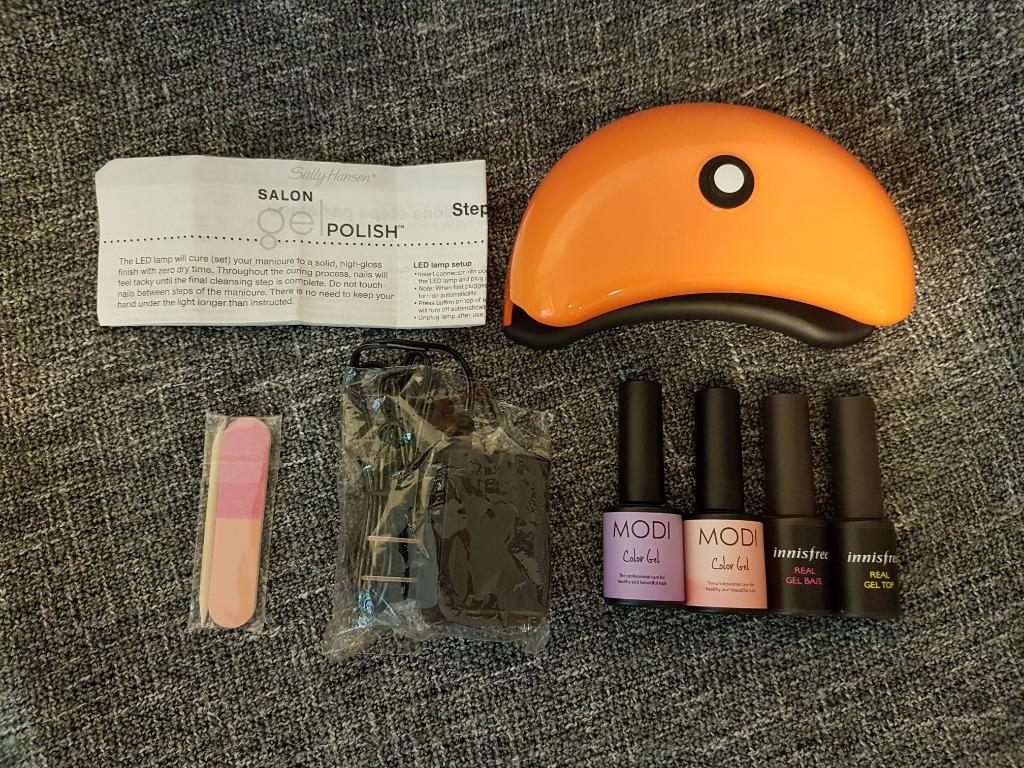 Sally Hansen Gel Nail Machine Gel甲機 Free Top Coat Base Coat