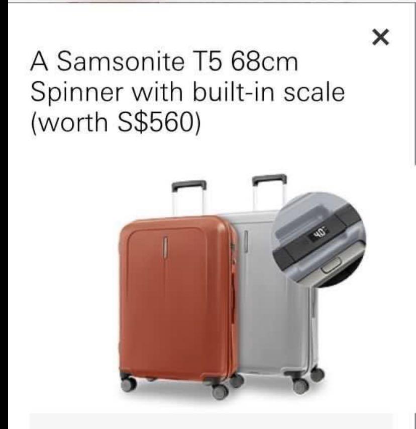 Samsonite t5 sale 68cm spinner price