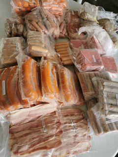 Sausages, hams, bacons and etc. Please read the description