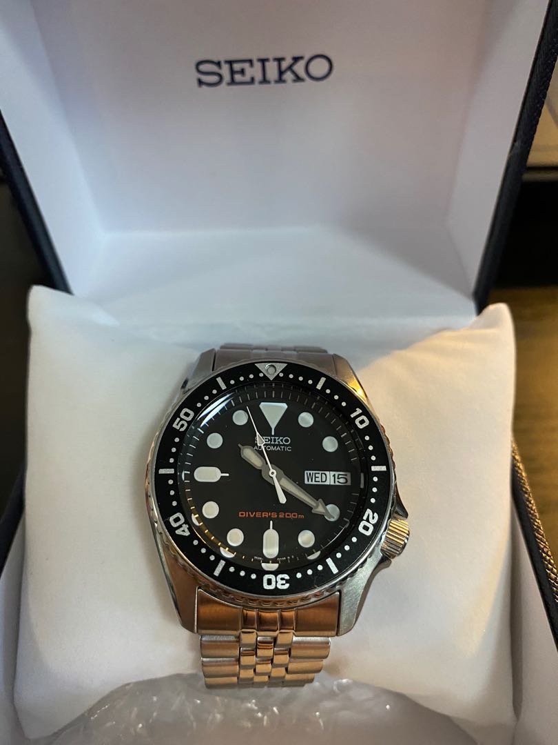 Seiko SKX013 SKX013K SKX013K2 Automatic Diver Watch, Luxury, Watches on  Carousell