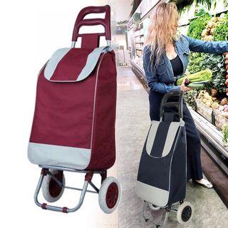 Shopping grocery collapsible shopping cart apartment folding trolley bag portable shopping bag cart