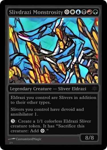 MTG Slivdrazi Monstrosity エンブレムあり 美品 MTG 美品 Slivdrazi