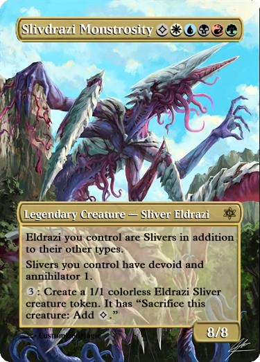 Monstrosity MTG Slivdrazi エンブレムあり　美品