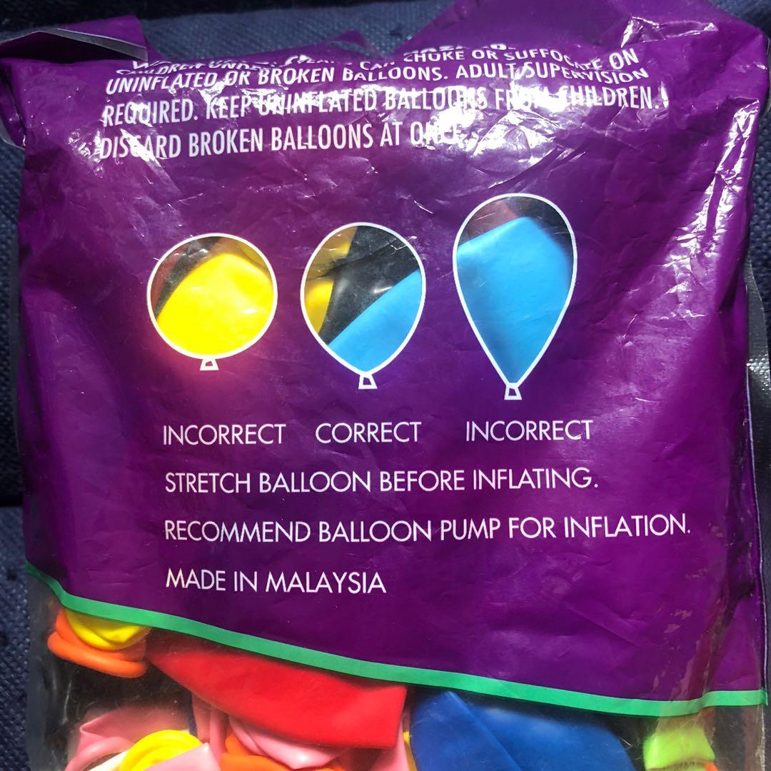 Spotlight Coloured Party Balloons, Hobbies & Toys, Stationery & Craft